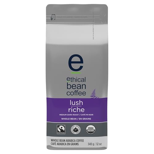 Ethical Bean Coffee, Lush, 12 oz (340g)
