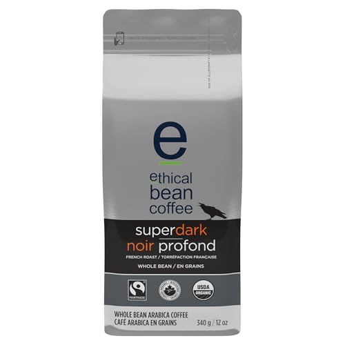 Ethical Bean Coffee, Superdark, 12 oz (340g)