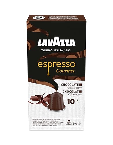 Lavazza Gourmet Espresso Chocolate, Original Line Compatible, 10 Capsules