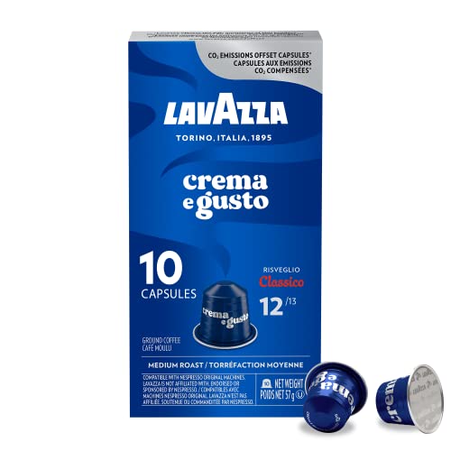 Lavazza Crema E Gusto, Original Line Compatible, 10 Capsules