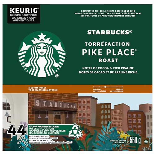 Starbucks Pike Place, 44 K-CUP Coffee Pods
