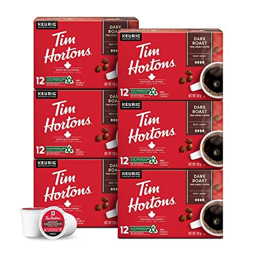 Tim Hortons Dark Roast Coffee, 72 K-Cup Coffee Pods