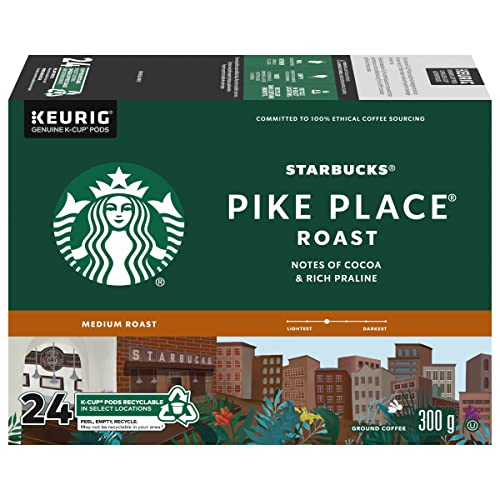 Starbucks Pike Place, 24 K-CUP Coffee Pods