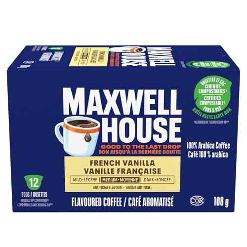 Maxwell House French Vanilla, 12 K-Cup Coffee Pods