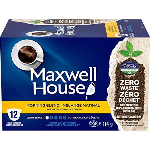 Maxwell House Morning Blend, 12 K-Cup Coffee Pods